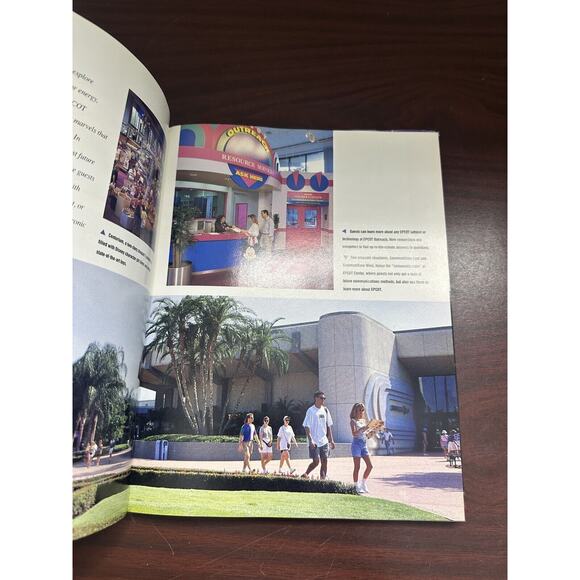 Retro 1992 Walt Disney World Disney Kingdom Editions Purple Hardcover Book. - Picture 5 of 7